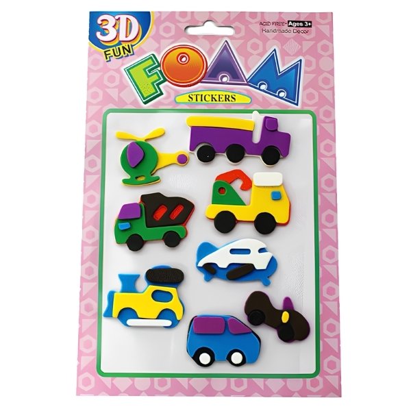 Adhesivo Sticker Figuras Surtidas Fomy