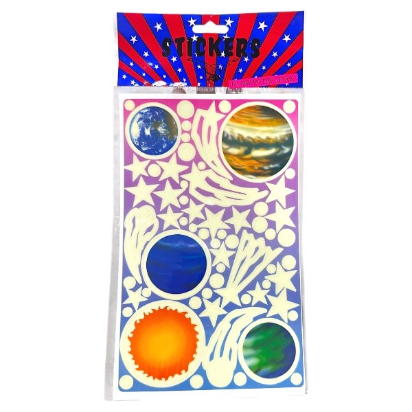 Adhesivos Stickers Fosforescentes Surtidos