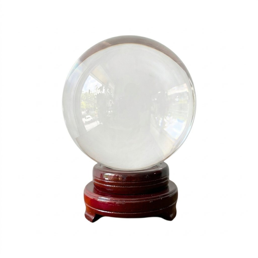 Esfera Vidrio Transparente 15 cm
