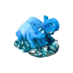 Elefante Rinoceronte Azul