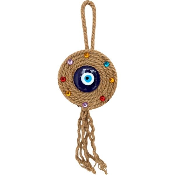 Colgante Ojo Turco Yute