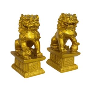 Perros Fu x2 Dorado