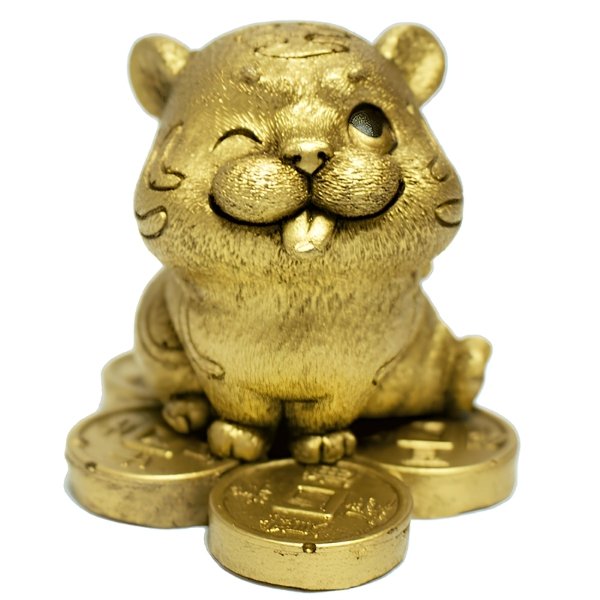 Tigre Bebe Posiciones Sobre Monedas - Imagen 5
