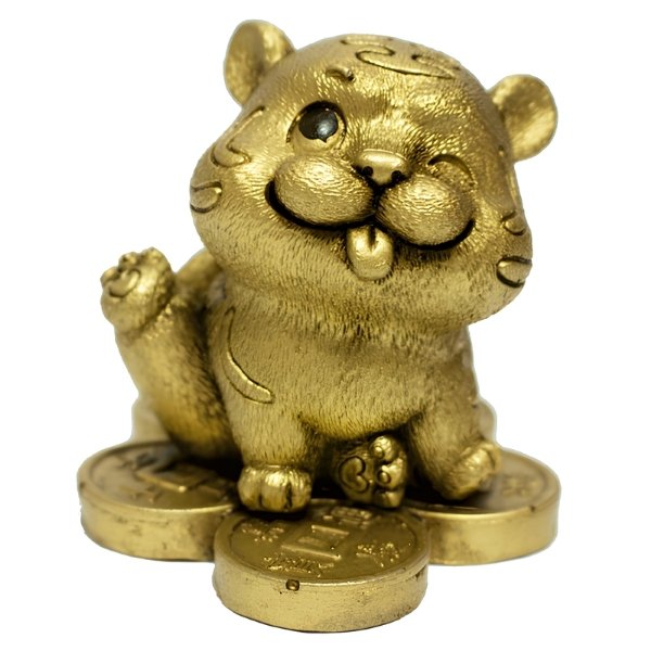 Tigre Bebe Posiciones Sobre Monedas - Imagen 4