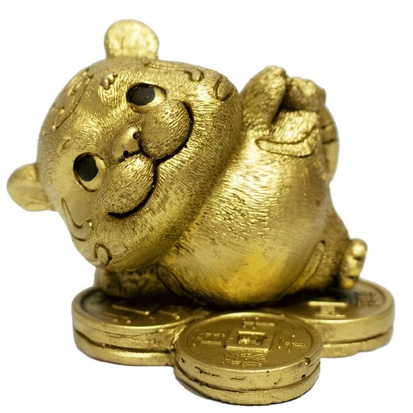 Tigre Bebe Posiciones Sobre Monedas - Imagen 3