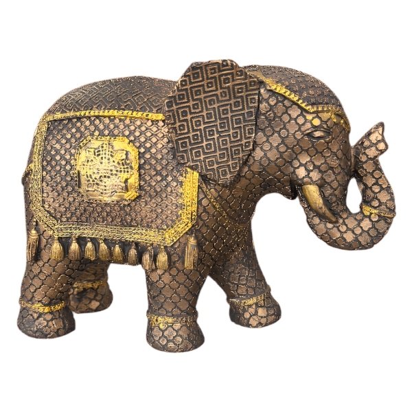 Elefante Vestido Étnico