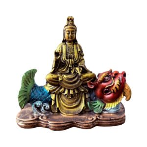 Kuan Yin Sobre Pez Dragon