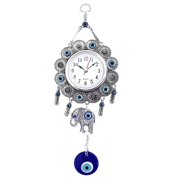 Ojo Turco Reloj Mándala Elefante Metal