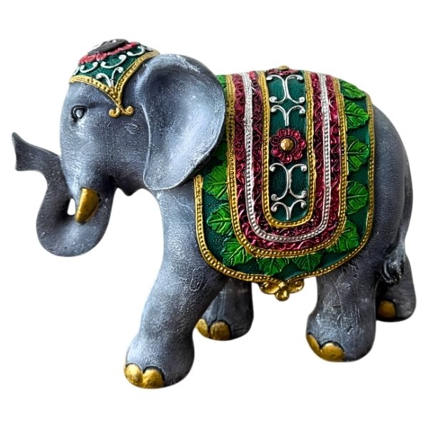 Elefante Vestido Símbolo Yin Yang