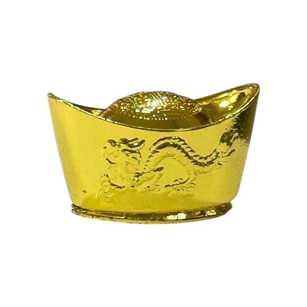 Lingote Chino Dorado Metal 2.5 cm