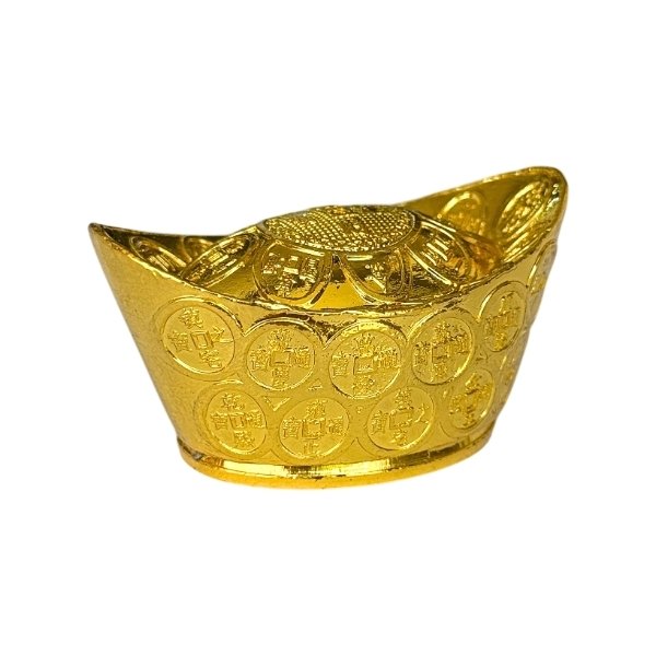 Lingote Chino Dorado Metal 4.5 cm