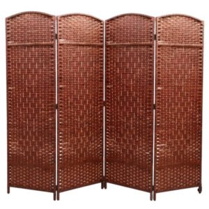 biombo-ratan-tejido-4-cuerpos-marron