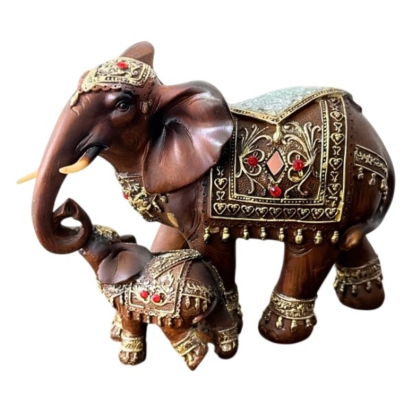 Elefante Mama e Hijo
