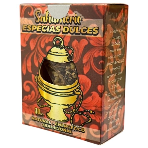 Sahumerio Especias Dulces + Carbón