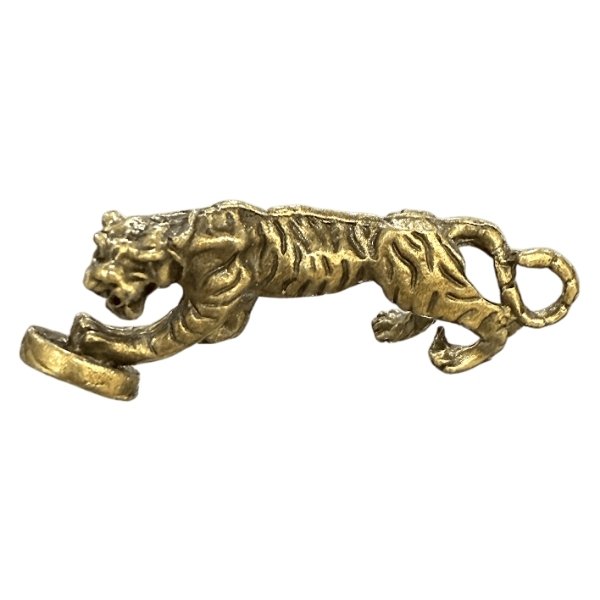 Tigre Mini Pata Sobre Moneda Metal