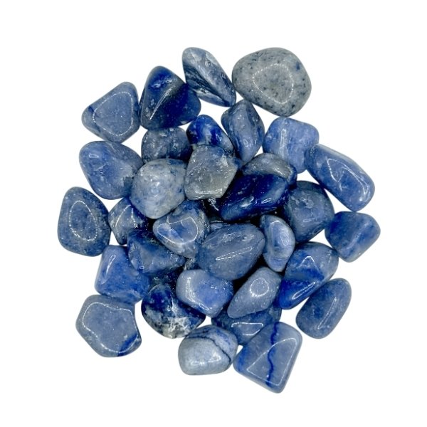 Piedra Cuarzo Azul Pulida