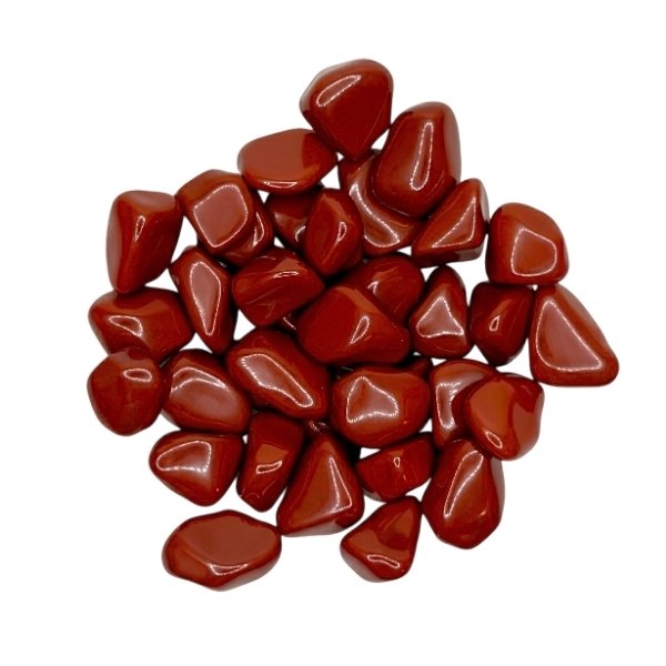 Piedra Cuarzo Jaspe Rojo Pulida
