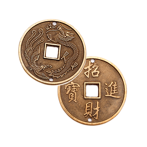 Moneda Dragon y Ave Fenix