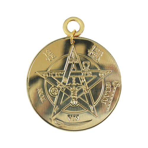 Medallón Tetragrámaton Dorado 7 cm
