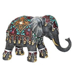 Elefante Vestido Augurio
