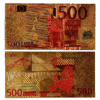 Billete Euro Dorado