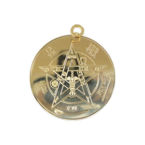 Medallón Tetragrámaton Acero 13 cm