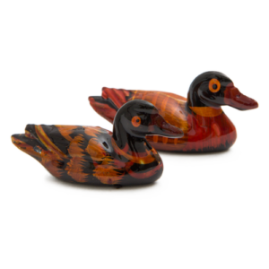 Patos x 2  Mandarin Plastico 5cm
