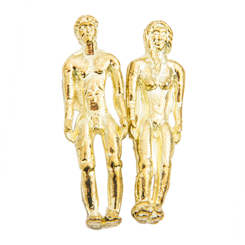 Amantes Metal Dorado 3.5cm