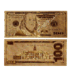 Billete Dolar Dorado 15.5cm x 6.5cm