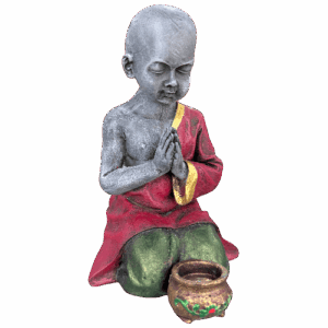 Shaolin Meditando Vasija 16cm