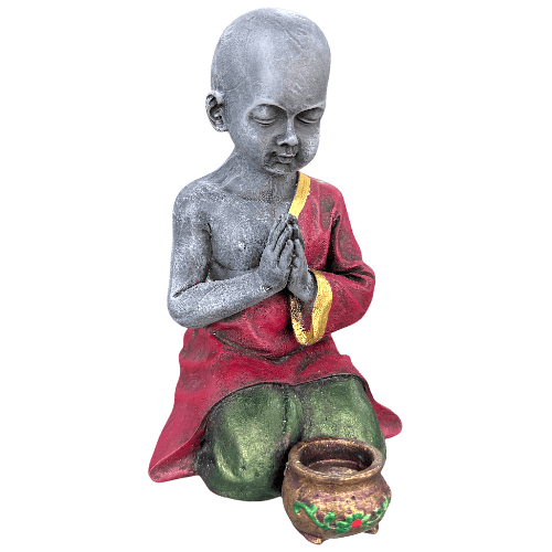 Shaolin Meditando Vasija 16cm