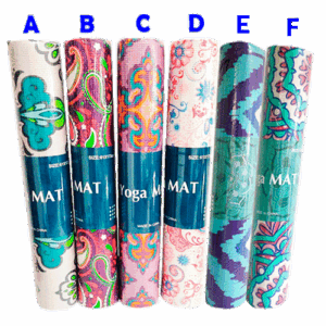 Tapete Yoga Mandala PVC con Bolsa 6 mm