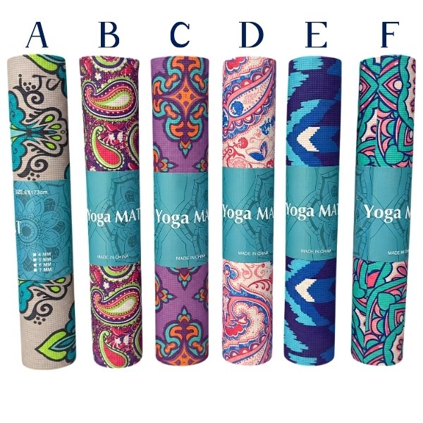 Tapete Yoga Mándala  PVC 6 mm