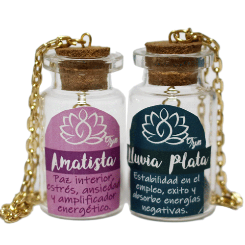 Activador Cuarzo Dije Mano Fatima Vidrio 4 cm