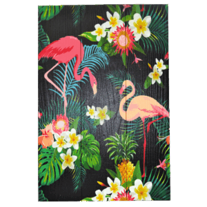 Cuadro Flamencos Piña Madera