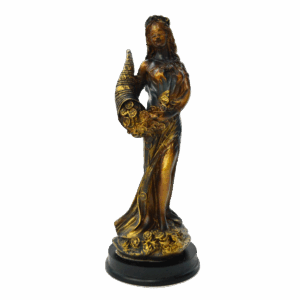 Diosa Fortuna Poliresina Base Dorado 24 cm