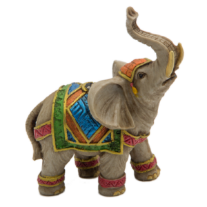 Elefante Vestido Yin Yan Poliresina Color