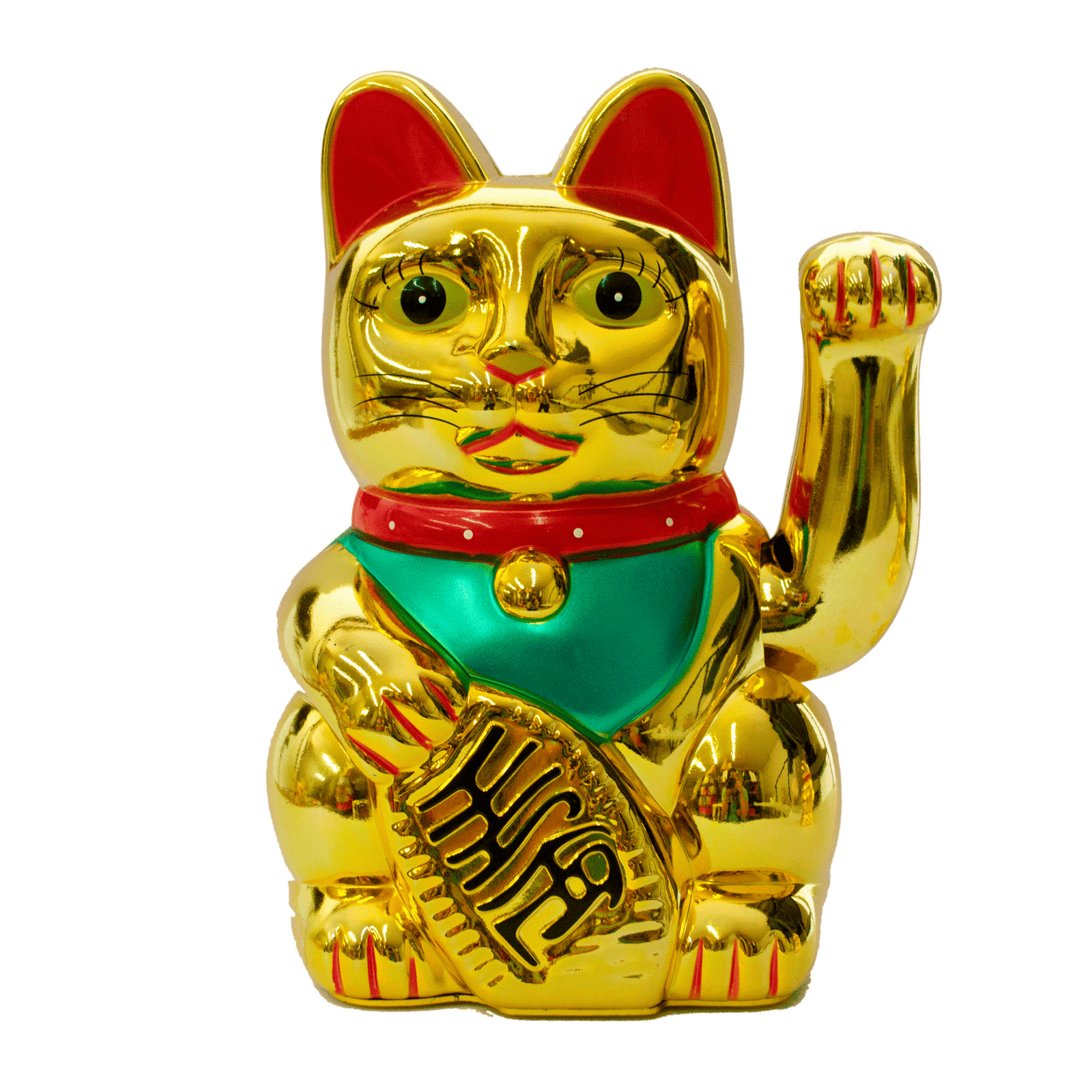 Gato Neko Dorado 20cm