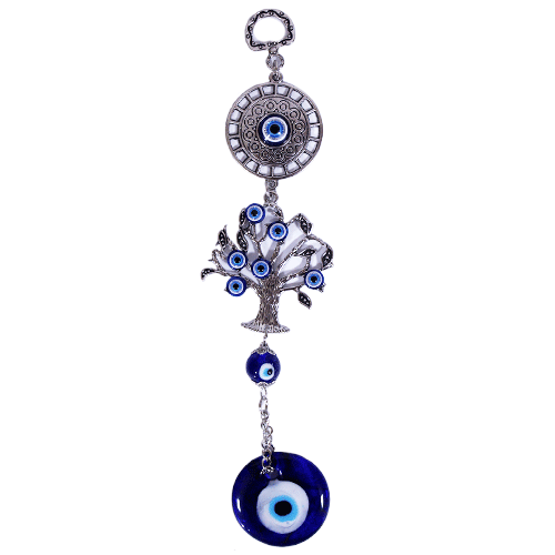 Ojo Turco Arbol Vida Metal 25 cm