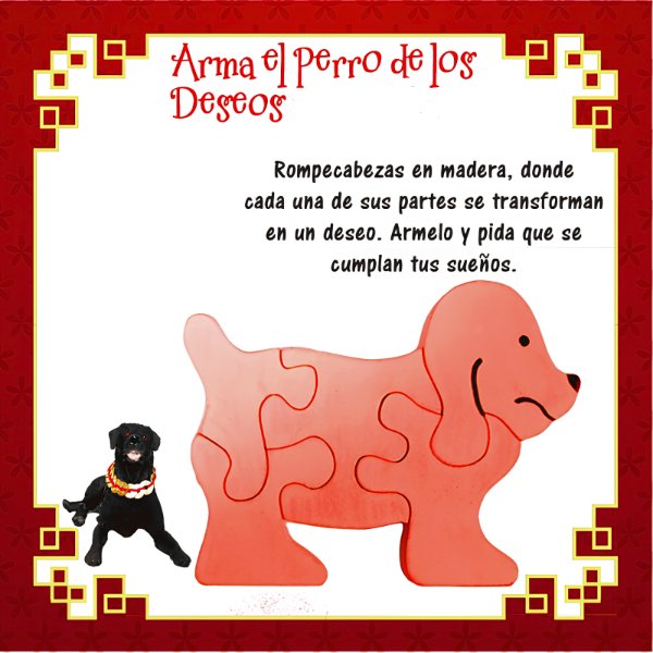 Rompecabezas Madera Perro