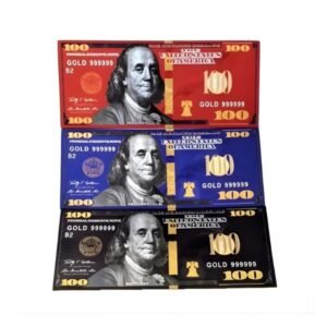 Billete 100 Dólares Colores Surtidos