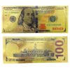 Billete Dólar Dorado Franja Negra