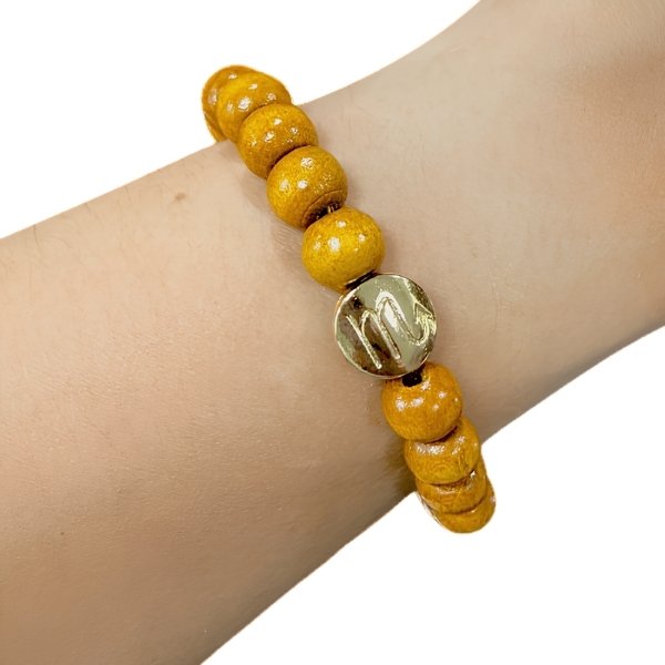Pulsera Tibetana Signos Zodiacal Madera